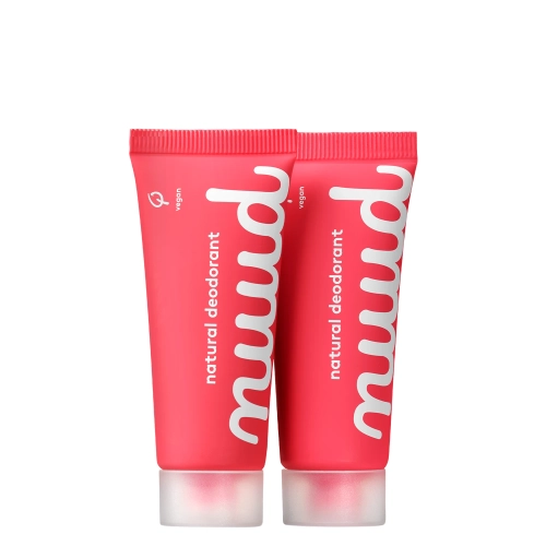 Nuud - Smarter Pack Red - Natūralių Kreminių Dezodorantų Rinkinys - 2×20ml
