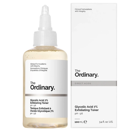 The Ordinary - Glycolic Acid 7% Exfoliating Toner - Tonikas su 7% Glikolio Rūgštimi - 100ml