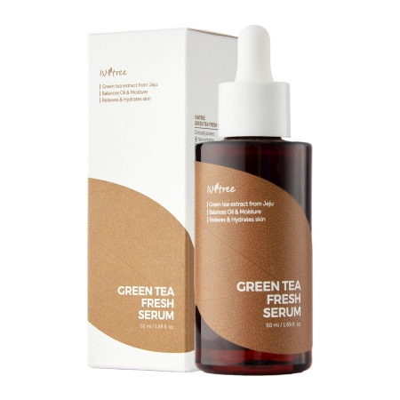 Isntree - Green Tea Fresh Serum – Veido Serumas su Žaliosios Arbatos Ekstraktu – 50 ml