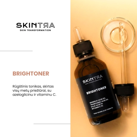 SkinTra - Brightoner - Visus Metus Naudojamas Rūgštinis Tonikas 9% - 100ml