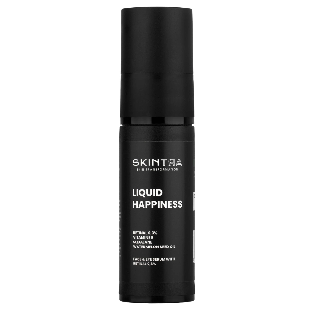 SkinTra - Liquid Happiness - Serumas su Retinaliu 0,3% Veidui ir Paakiams - 30ml