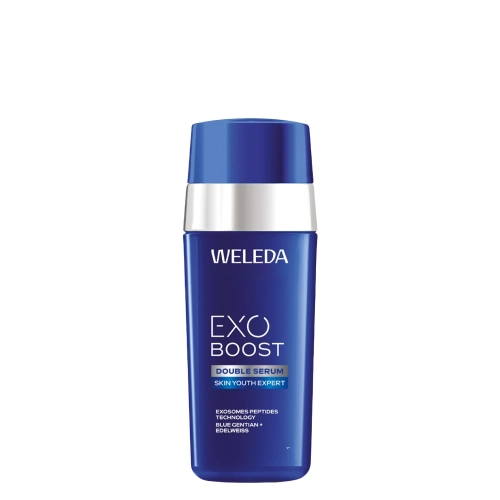 WELEDA - Exo Boost Double Serum - Dvigubas Serumas su Vasariniu Gencijonu ir Alpine Liūtpėde - 30ml