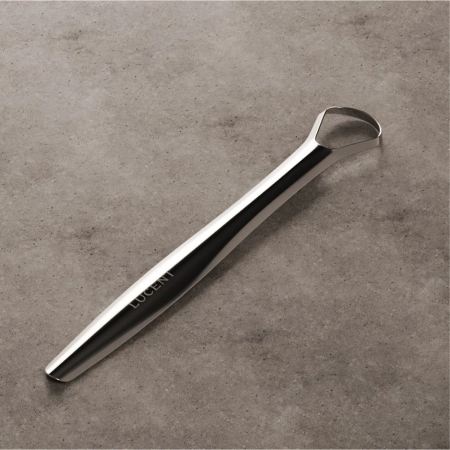 Lucent - Beam Tongue Scraper - Liežuvio Valiklis - Silver - 1vnt