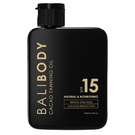 Bali Body - Cacao Tanning Oil SPF15 - Kakavos Įdegio Aliejus - 100ml