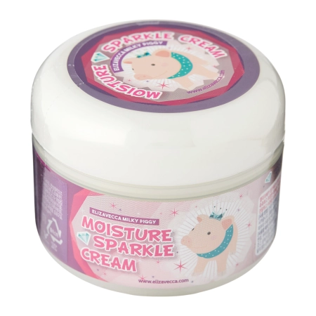 Elizavecca - Milky Piggy Moisture Sparkle Cream - Drėkinamasis Veido Kremas - 100g