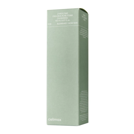 Celimax - Ji.Woo.Gae Cica BHA Acne Foam Cleansing - Valomosios Putos į Spuogus Linkusiai Odai - 150ml