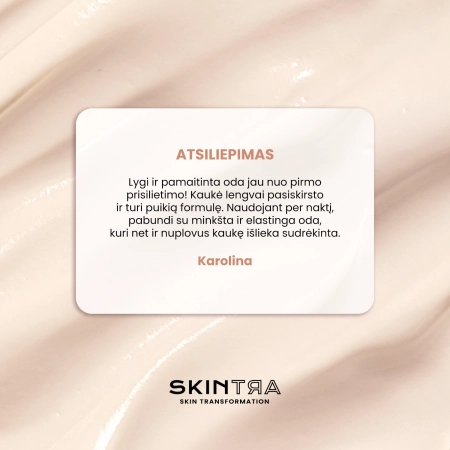SkinTra - Moisture Level Up - Drėkinamoji ir Maitinamoji Veido ir Paakių Kaukė - 100 ml