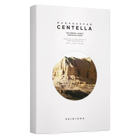 SKIN1004 - Madagascar Centella Watergel Sheet Ampoule Mask - Hidrogelinė Lakštinė Kaukė Veidui - 25ml