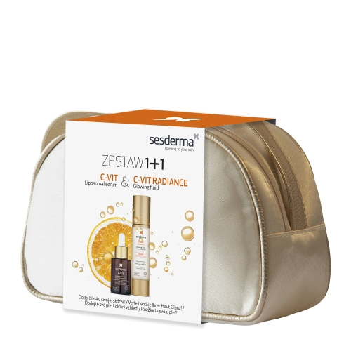 Sesderma - C-VIT Rinkinys - Serumas + Kremas - Kosmetinė - 30ml+50ml