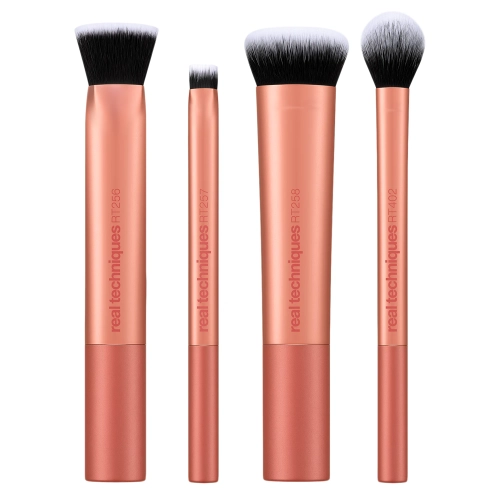 Real Techniques - Flawless Base Set 2.0 - Veido Makiažo Šepetėlių Rinkinys