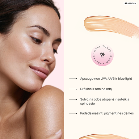 HanGlow - PerfecTone - Tinted Sunscreen SPF 50+ - Gražinamasis Kremas Su Filtru - 02 - 50 ml