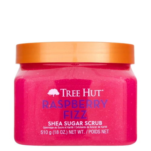Tree Hut - Shea Sugar Scrub Raspberry Fizz - Cukrinis Kūno Šveitiklis Avietė - 510g