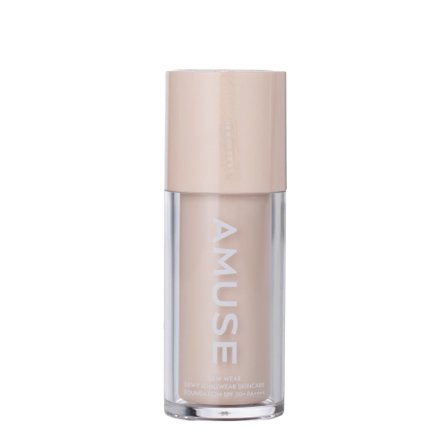 Amuse - Dew Wear Foundation SPF50 PA++++ - Makiažo Pagrindas Gelio Konsistencijos - 01 Pure - 35ml