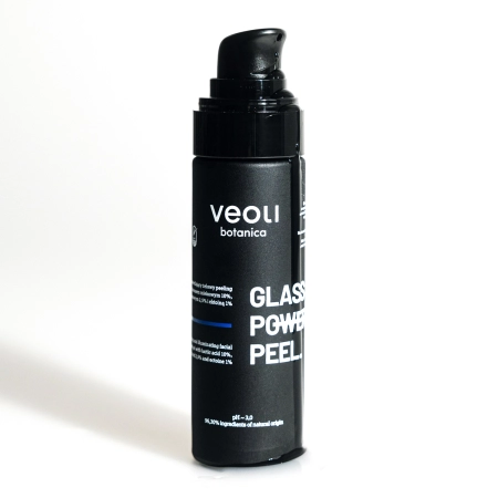 Veoli Botanica - Glass Skin Power Peel - Drėkinamasis ir Skaistinantis Veido Šveičiamasis Gelis - 30ml