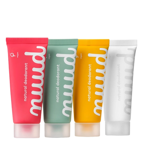 Nuud - Family Pack - Natūralių Kreminių Dezodorantų Rinkinys - 4×20ml