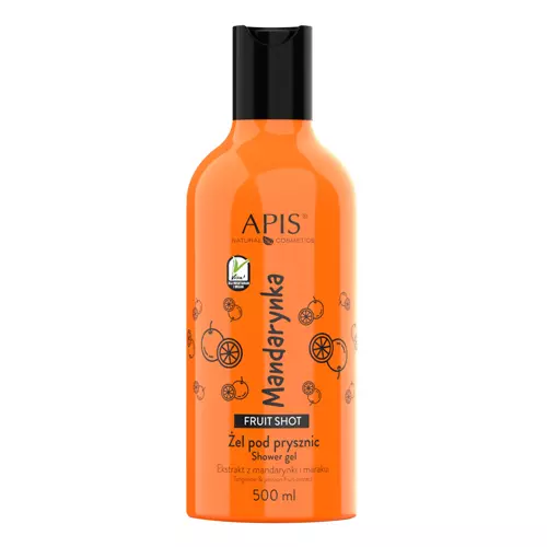 Apis - Fruit Shot - Mandarinų Dušo Gelis - 500ml