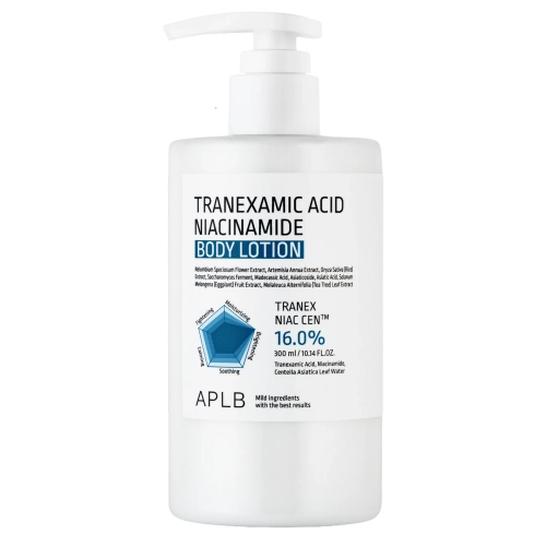 APLB - Tranexamic Acid Niacinamide Body Lotion - Drėkinamasis Kūno Pienelis su Traneksamo Rūgštimi ir Niacinamidu - 300ml