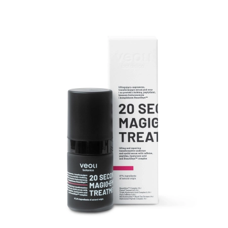 Veoli Botanica - 20 Seconds Magic Eye Treatment - Liftinguojantis ir Atstatomasis Paakių ir Vokų Serumas - 15ml
