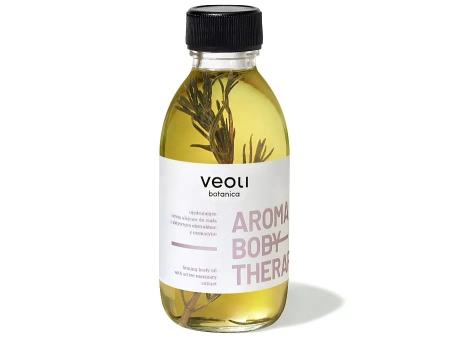 Veoli Botanica - Aroma Body Therapy - Firming Body Oil - Stangrinamasis Kūno Aliejinis Serumas su Aktyviu Rozmarinų Ekstraktu - 136g