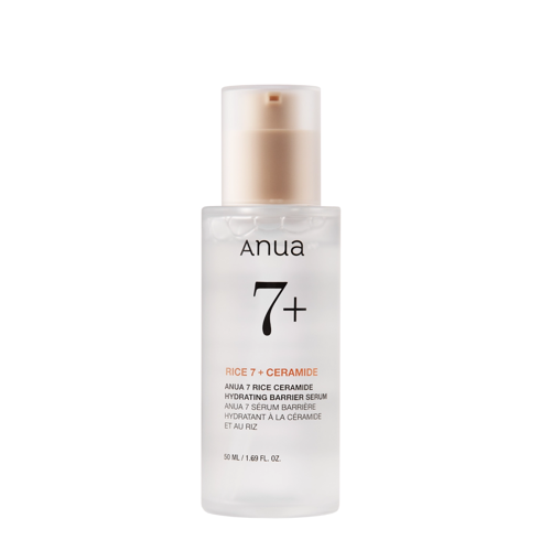 Anua - Rice 7 Ceramide Hydrating Barrier Serum – Ryžių Šviesinamasis Serumas – 50 ml