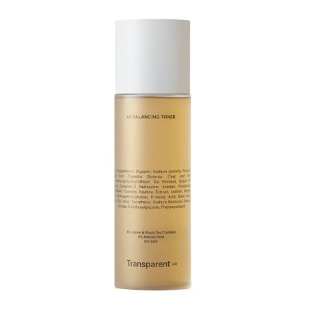 Transparent Lab - A5 Balancing Toner - Skaistinantis ir Antioksidacinis Tonikas - 130ml