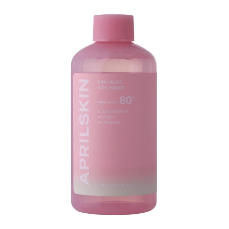 Aprilskin - Pink Aloe Vita Toner – Raminamasis Veido Tonikas su Alaviju – 250 ml