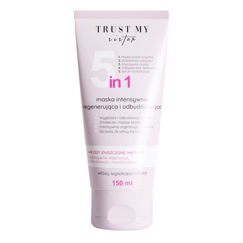 Trust My Sister - 5 Viename Kaukė Aukšto Porėtumo Plaukams - 150 ml