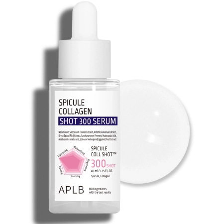 APLB - Spicule Collagen Shot 300 Serum - Kolageno Serumas su Mikro adatėlėmis - 40ml