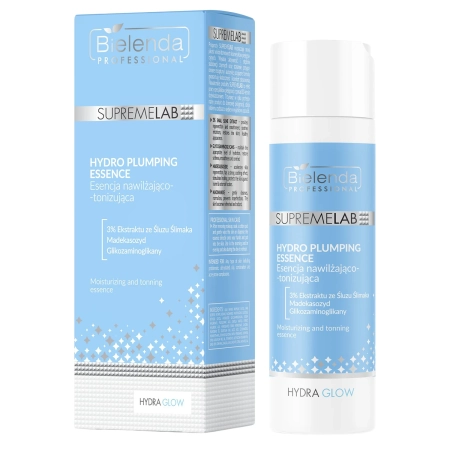 Bielenda Professional - Supremelab - Hydra Glow - Hydro Plumping Essence - Tonizuojančioji Drėkinamoji Esencija - 200ml