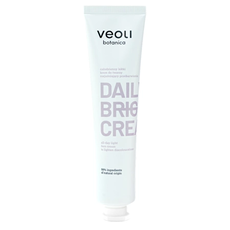 Veoli Botanica - Daily Bright Cream - Lengvas Veido Kremas Visai Dienai Šviesinantis Pigmentines Dėmes - 75ml