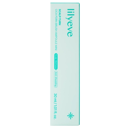 lilyeve - Scalp:Turn Cica PDRN Brush Ampoule - Ampulė nuo Pleiskanų Galvos Odai - Mini - 30ml