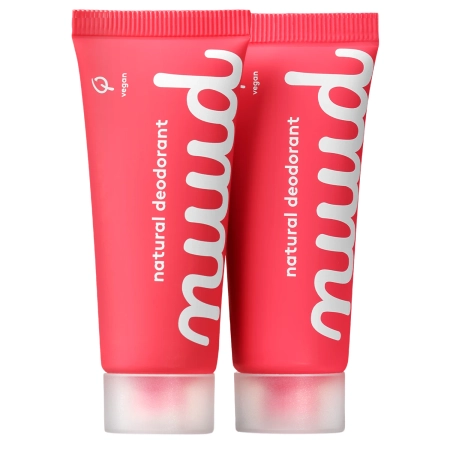 Nuud - Smarter Pack Red - Natūralių Kreminių Dezodorantų Rinkinys - 2×20ml