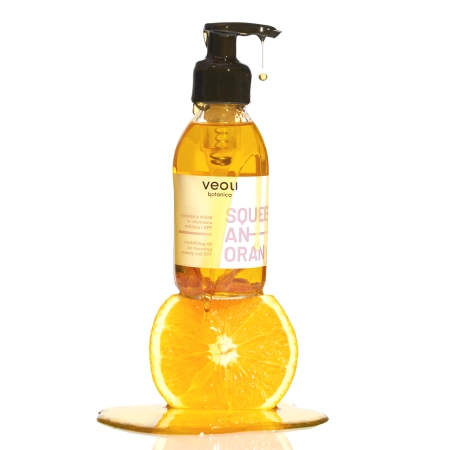Veoli Botanica - Squeeze an Orange - Emulguojantis Aliejus Makiažui ir SPF Valyti - 147,4ml