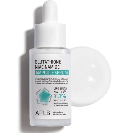 APLB - Glutathione Niacinamide Ampoule Serum - Skaistinantis Veido Serumas - 40ml
