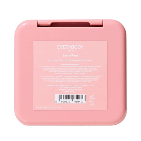 Everybody London - Satininiai Skruostų Skaistalai - Berry Rose - 4,2g