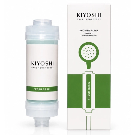 Kiyoshi - Shower Filter - Filtras Dušui su Vitaminu C - Fresh Basil - 1vnt