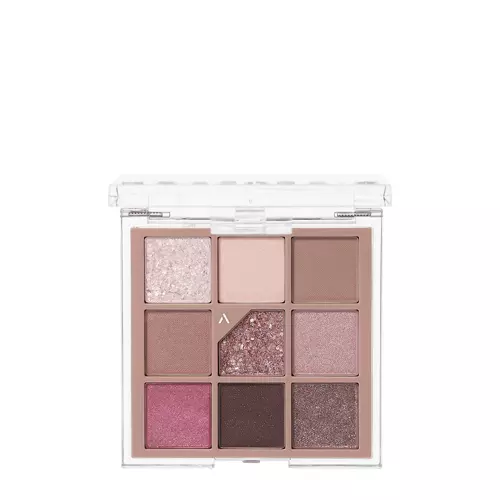 Unleashia - Glitterpedia Eye Palette - Veganiška Akių Šešėlių Paletė - 5 All of Dusty Rose - 6.6g