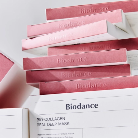 Biodance - Bio-Collagen Real Deep Mask Set – Kolageno Stangrinamųjų Veido Kaukių Rinkinys – 4 vnt. / 34 g
