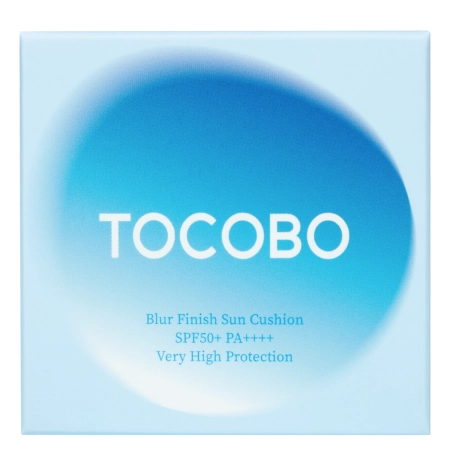 Tocobo - Blur Finish Mini Sun Cushion - Kremas su Filtru Pagalvėlėje - 01 Cotton Blue - 5g