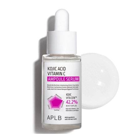 APLB - Kojic Acid Vitamin C Ampoule Serum - Revitalizuojantis Veido Serumas - 40ml