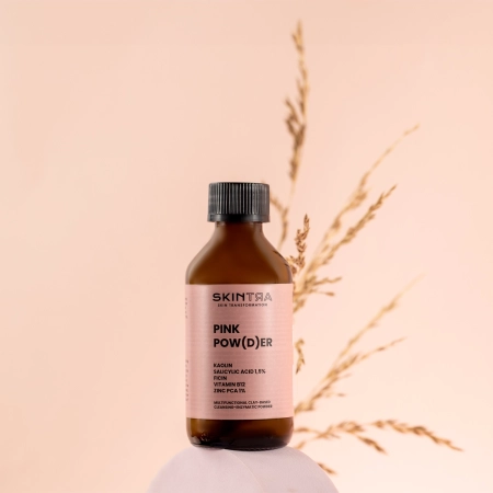 SkinTra - Pink Pow(d)er - Daugiafunkcinė Valanti Enzimatinė Molinė Pudra - 40g