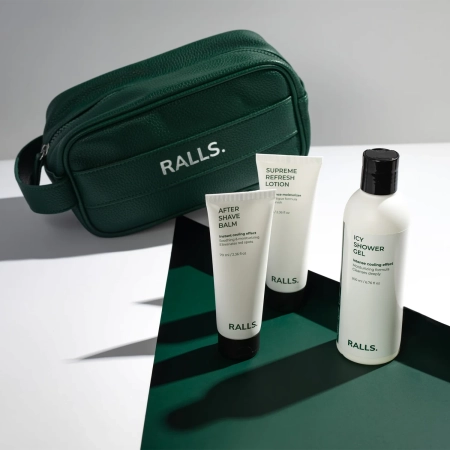 Ralls - TRAVEL SET - Rinkinys su Kosmetine - 70ml+70ml+200ml