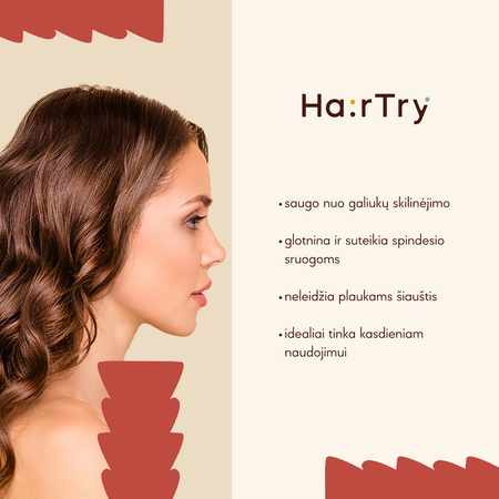 HairTry - Silky Shield - Apsauginis Glotninamasis Serumas Plaukų Galiukams - 50ml