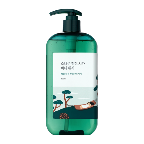 Round Lab - Pine Cica Calming Body Wash – Valomasis Kūno Gelis – 400 ml