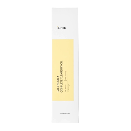 iUNIK - Calendula Complete Cleansing Oil - Makiažo šalinimo aliejus su medetkų ekstraktu - 200ml