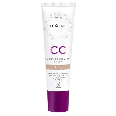 Lumene - CC Color Correcting Cream SPF 20 - Koreguojantis Makiažo Pagrindas CC - 1,75 - 30ml