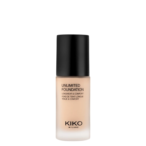 KIKO Milano - Unlimited Foundation - Ilgalaikis Makiažo Pagrindas Veidui - 4,5G - 30ml