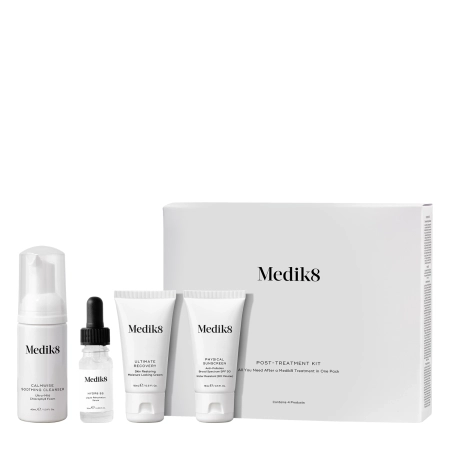 Medik8 - Post Treatment Kit - Pilnas Odos Priežiūros Rinkinys po Procedūros - 40ml+10ml+15ml+15ml