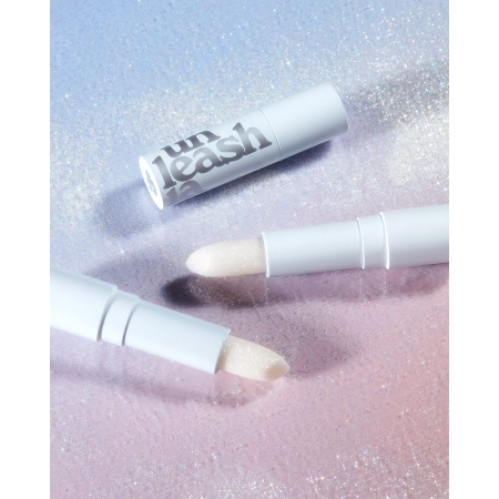 Unleashia - Glacier Vegan Lip Balm - Drėkinamasis Lūpų Balzamas su Blizgučiais - Nr.1 Snow Frost - 3,3g