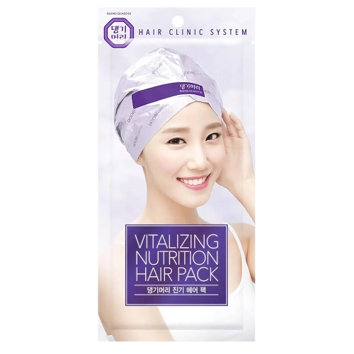 Daeng Gi Meo Ri - Vitalizing Nutrition Hair Pack With Hair Cap - Atgaivinamoji Plaukų Kaukė-Turbanas - 35g